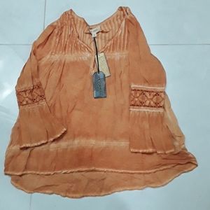 Black Swan pumpkin colored BOHO blouse 🎃🎃🎃